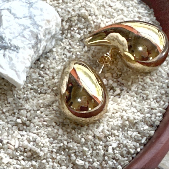 Chunky drops stud earrings/maximalist/manifesting good fortune - Picture 2 of 9